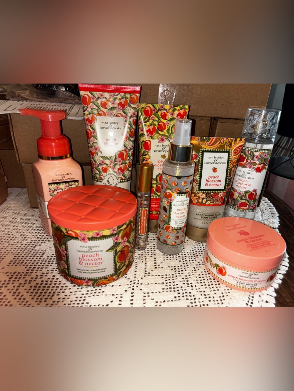 (2026) Bath & Body Works Vera Bradley Peach Blossom & Nectar Collection